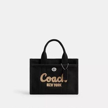 COACH/蔻驰女包单肩包斜挎包小包20 英寸手提包纯棉材质美式复古
