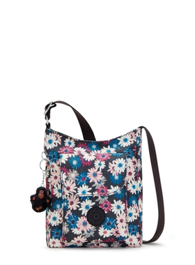 凯浦林Kipling/Julieta小斜挎包女花朵印花口袋单肩包猴子挂饰