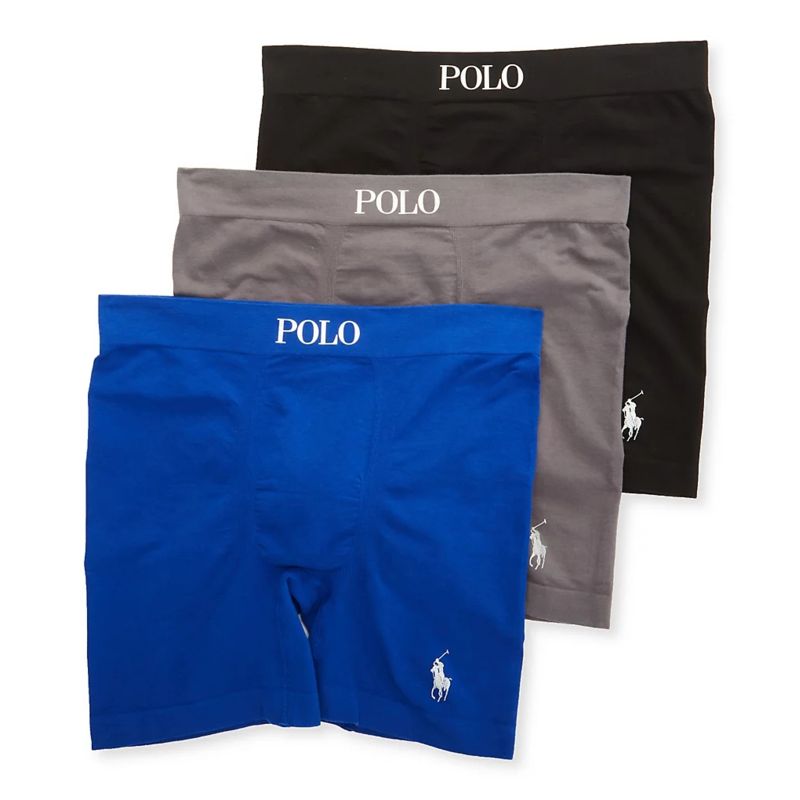 拉夫劳伦polo ralph男内裤平角裤三条装弹力家居送男友正品LLBBP3