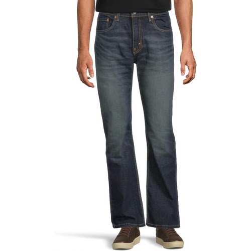 Levi's李维斯牛仔裤男士长裤直筒裤中腰527系列修身版棉质春秋季