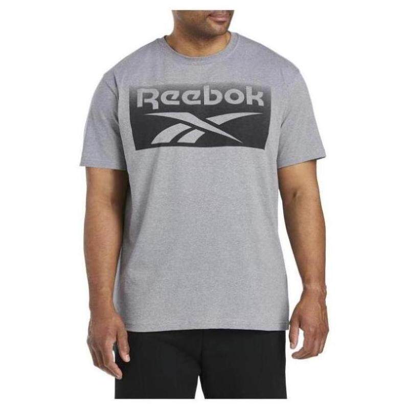 reebok男t恤圆领短袖纯棉柔软舒适夏季透气干爽跑步正品g9261