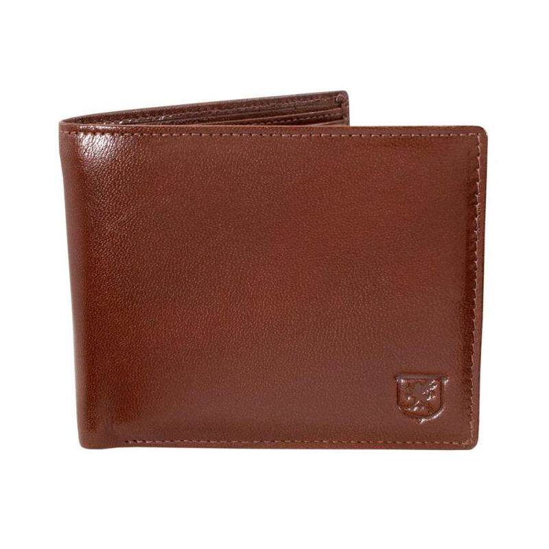 stacy adams男钱包两折小包复古皮质logo款美系经典正品10518793