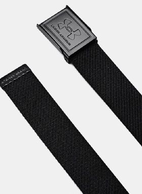 安德玛Under Armour男运动腰带编织3.8cm宽UA Webbing耐磨灵活