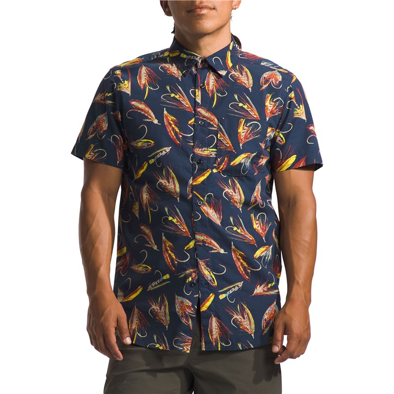 THE NORTH FACE/北面男短袖衬衫T恤短袖吸汗透气商务休闲夏季正品