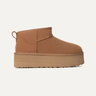 UGG女鞋雪地靴短筒靴Classic Ultra Mini棉鞋5cm厚底增高户外冬季