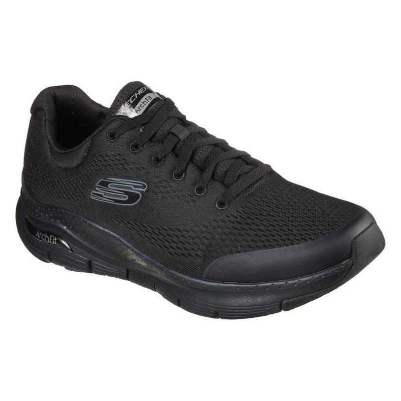 Skechers男运动鞋系带网布鞋面舒适透气缓震橡胶底正品232040