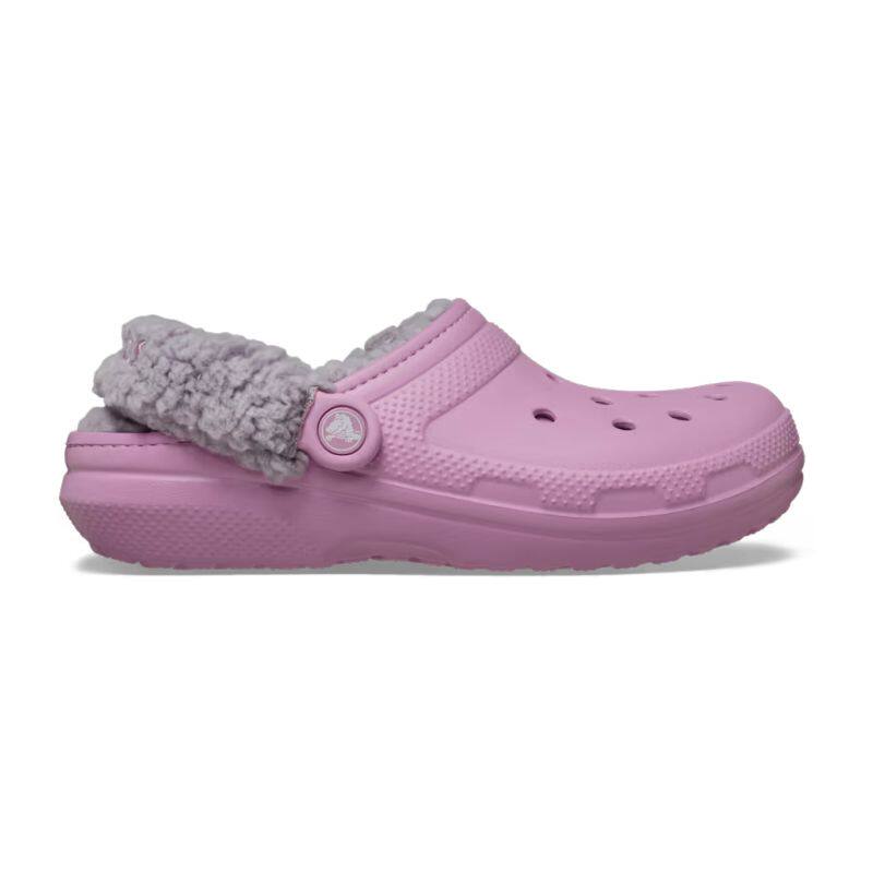 Crocs卡骆驰洞洞鞋包头拖鞋秋冬保暖羊毛内里室内外棉拖男女同款