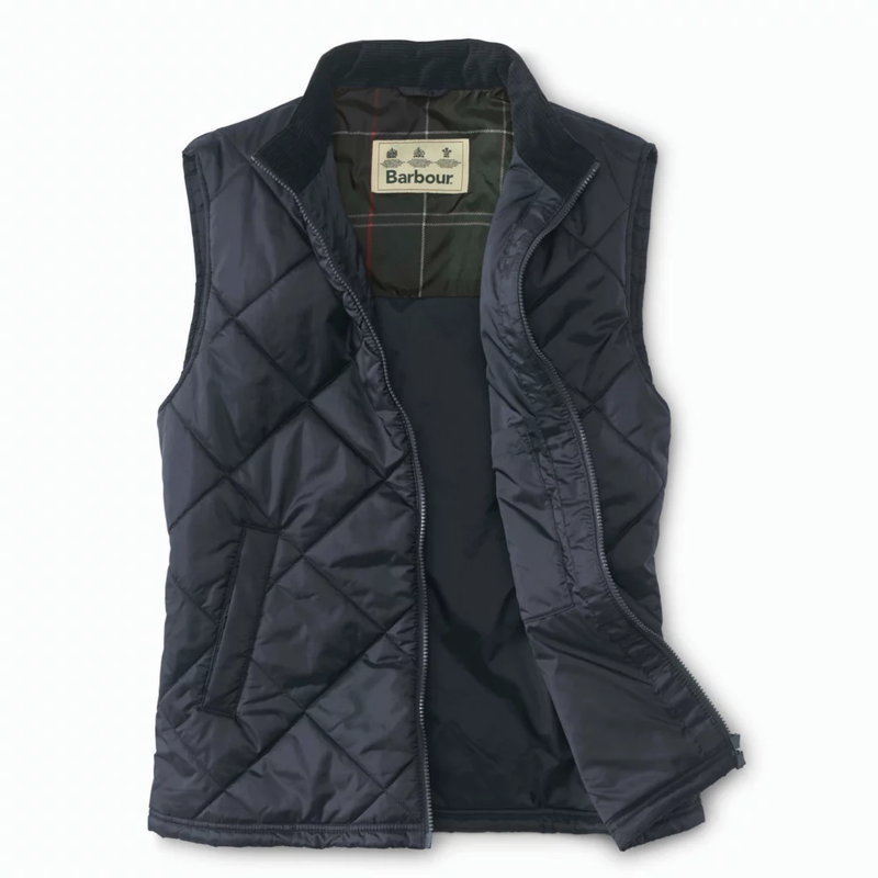 Orvis男马甲秋冬棉衣立领拉链菱格保暖户外宽松背心轻便防寒舒适