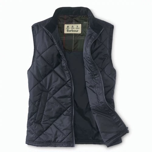 Orvis男马甲秋冬棉衣立领拉链菱格保暖户外宽松背心轻便防寒舒适