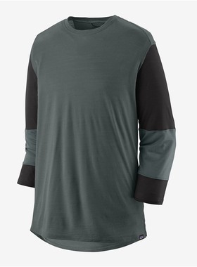 巴塔哥尼亚PATAGONIA男款骑行服7分袖圆领吸汗透气速干美版23936