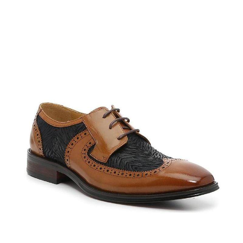 stacy adams休闲皮鞋男鞋轻便舒适通勤办公室时尚牛津鞋494090