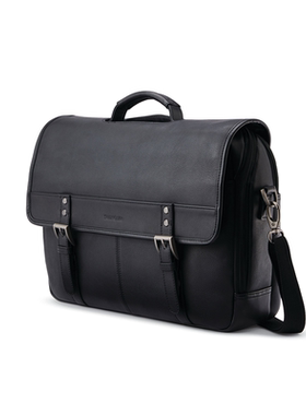 Samsonite/新秀丽男士手提包电脑包双扣商务挎包磁扣大容量126040