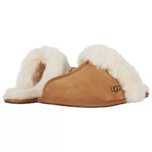 UGG Женские тапочки Bao Toeic Anti -velvet Wool Теплена зимняя утечка из угги II подлинный 107219