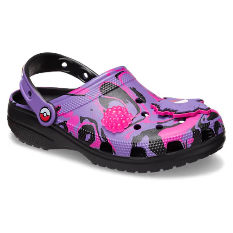 Crocs卡骆驰洞洞鞋男女拖鞋凉鞋沙滩拖鞋宝可梦耿鬼联名轻便防滑