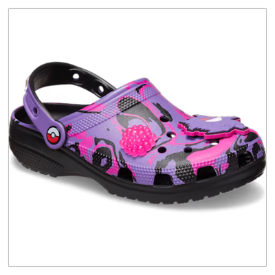 Crocs卡骆驰洞洞鞋男女拖鞋凉鞋沙滩拖鞋宝可梦耿鬼联名轻便防滑