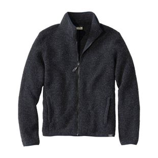 保暖户外男装 L.L. 外套防臭柔软秋季 夹克立领羊毛衫 Bean宾恩男士