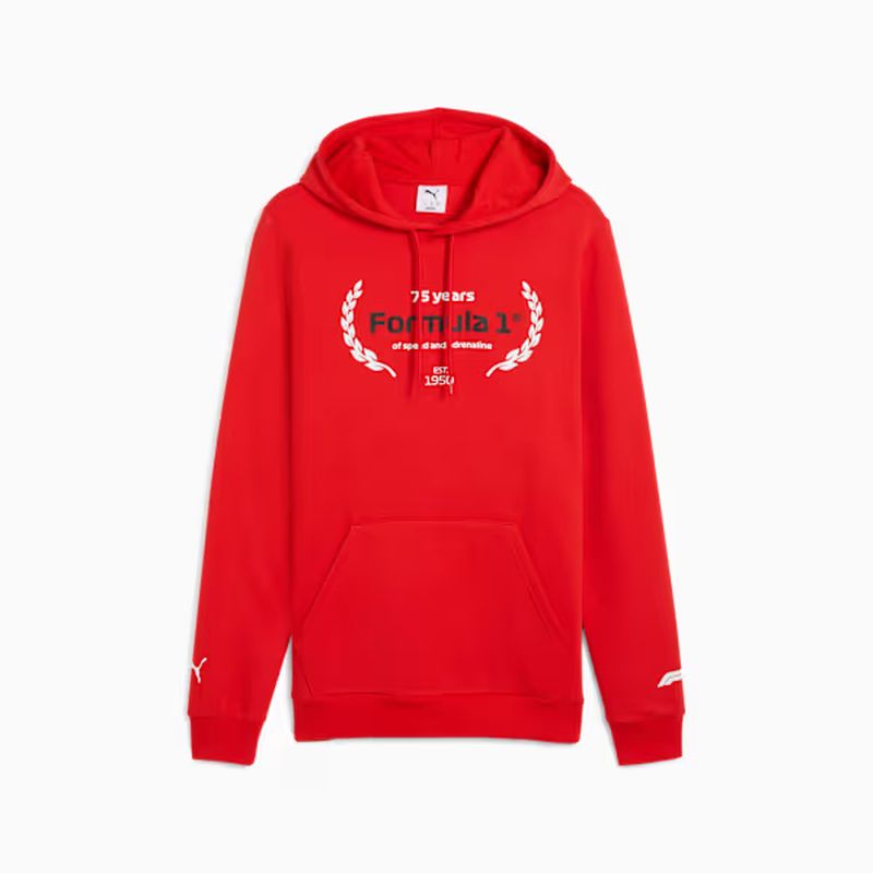 PUMA/彪马男士卫衣F1方程式联名款赛车抓绒连帽衫运动秋冬季保暖