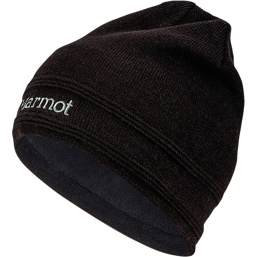 MARMOT/土拨鼠男士抓绒帽子圆顶冷帽户外保暖秋冬正品10033003