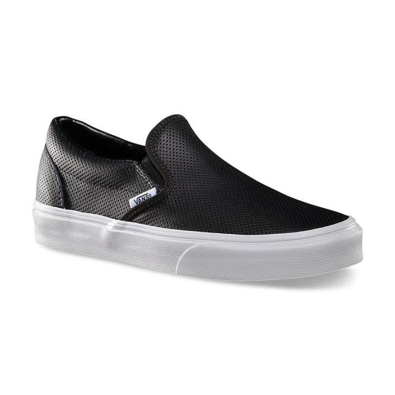 VANS男鞋低帮鞋休闲皮质透气套脚包邮正品18DGKA