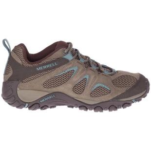 Merrell 圆头正品 反绒面系带平底网面夏季 迈乐女户外登山鞋 35833W