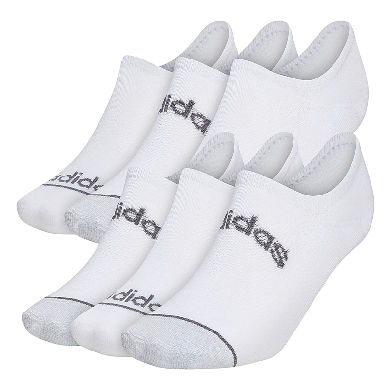 adidas/阿迪达斯男运动袜高筒舒适透气船袜6双小白袜正品544571