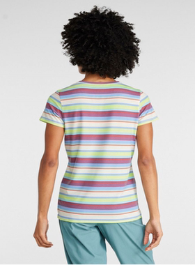 L.L. Bean/宾恩女士T恤短袖套头圆领棉质透气夏季正品TA517681