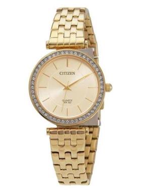 Citizen/西铁城女士手表石英表盘色调腕表礼物通勤正品ER0212-50P