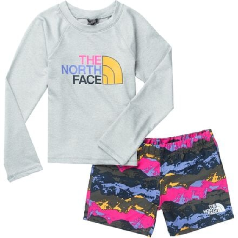 THE NORTH FACE/北面男婴幼儿两件套长袖套头衫短裤正品TNFZCPL