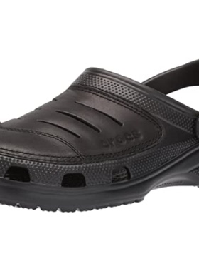 正品Crocs卡洛驰凉鞋男鞋真皮透气孔休闲包头夏季202368