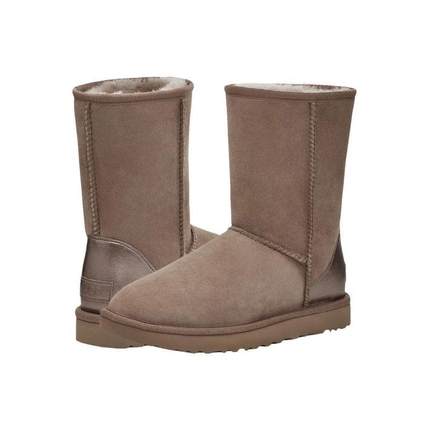 UGG女雪地靴冬季反绒短靴羊毛保暖经典保暖棉靴ugg正品1112530