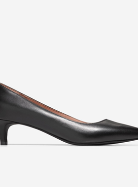 Cole Haan/可汗女高跟鞋细跟皮质舒适百搭软底耐磨时尚经典W29171