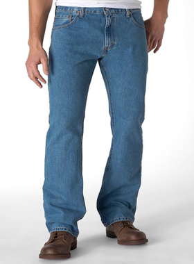 Levi's/李维斯517男士修身中腰牛仔裤宽松版型男裤bootcut直筒型