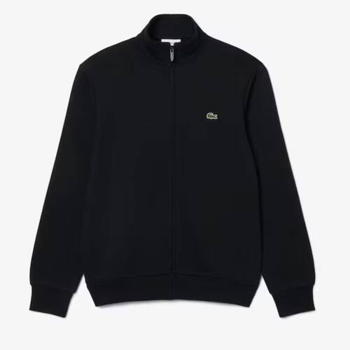 LACOSTE 法国鳄鱼男士 Polo 卫衣棉质半开扣翻领长袖套头上衣春秋