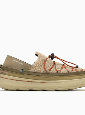 Merrell/迈乐男士一脚蹬棉鞋Hut Moc 2羊毛加绒保暖抽带58201M