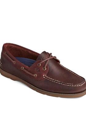 Sperry Top-Sider男皮鞋工装鞋单鞋一脚蹬套脚帆船鞋正品512100