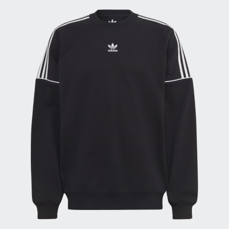 Adidas阿迪达斯男女款运动衫长款潮流圆领纯棉经典极简HK7344