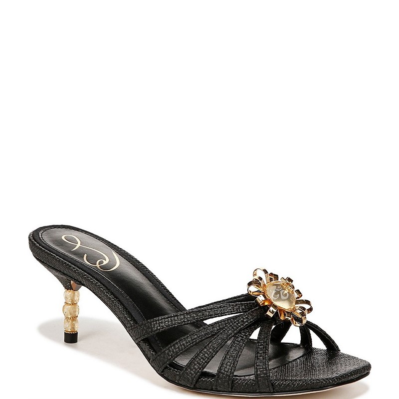 Sam Edelman女鞋露趾拖鞋细跟高跟鞋凉拖潮牌时尚精致春夏季职场