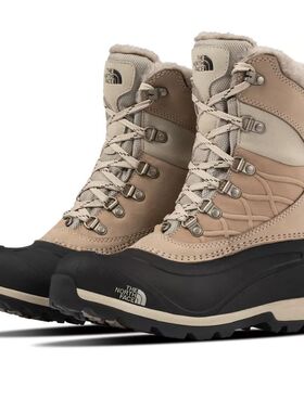 The North Face/北面女雪地靴冬季保暖系带中筒靴美国直邮tnf1135