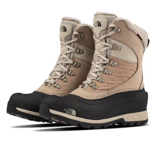 北面女雪地靴冬季保暖系带中筒靴