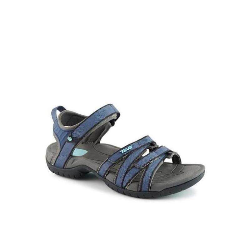 Teva/太哇女凉鞋夏季凉爽舒适橡胶底坡跟细背带复古蓝正品212255
