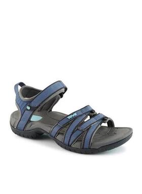 Teva/太哇女凉鞋夏季凉爽舒适橡胶底坡跟细背带复古蓝正品212255