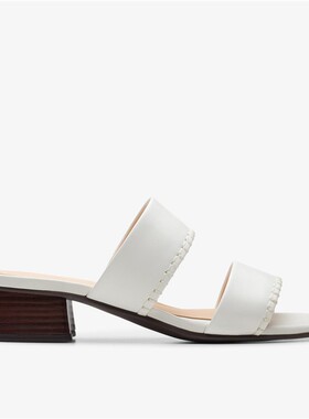 clarks其乐女凉鞋穆勒Serina 35夏季露趾高跟鞋时尚百搭26176338