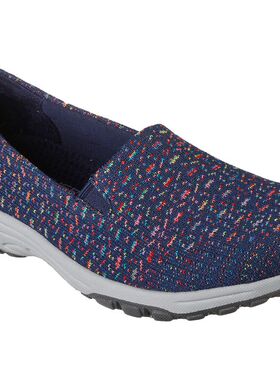 Skechers/斯凯奇女单鞋一脚蹬休闲鞋妈妈鞋Reggae健步鞋轻便晨练