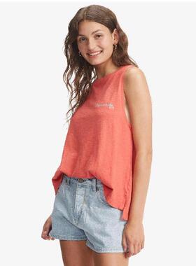 ROXY女无袖T恤背心砍袖纯色宽松吸汗透气百搭纯棉正品ARJZT07139