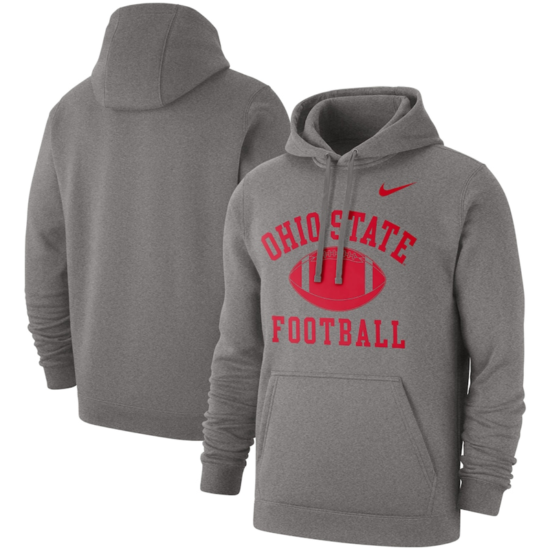 Свитер Nike/Men's с надписью OHIO State Football Motor Holding Counter -Обработанный хлопок JX3756427