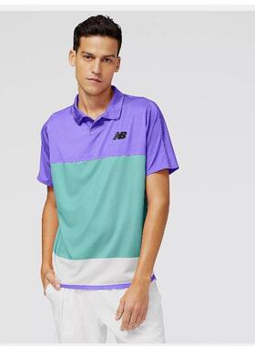 NEW BALANCE NB男Polo衫网球吸汗速干运动T恤短袖直邮MT21404