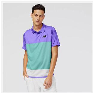 NEW BALANCE NB男Polo衫网球吸汗速干运动T恤短袖直邮MT21404