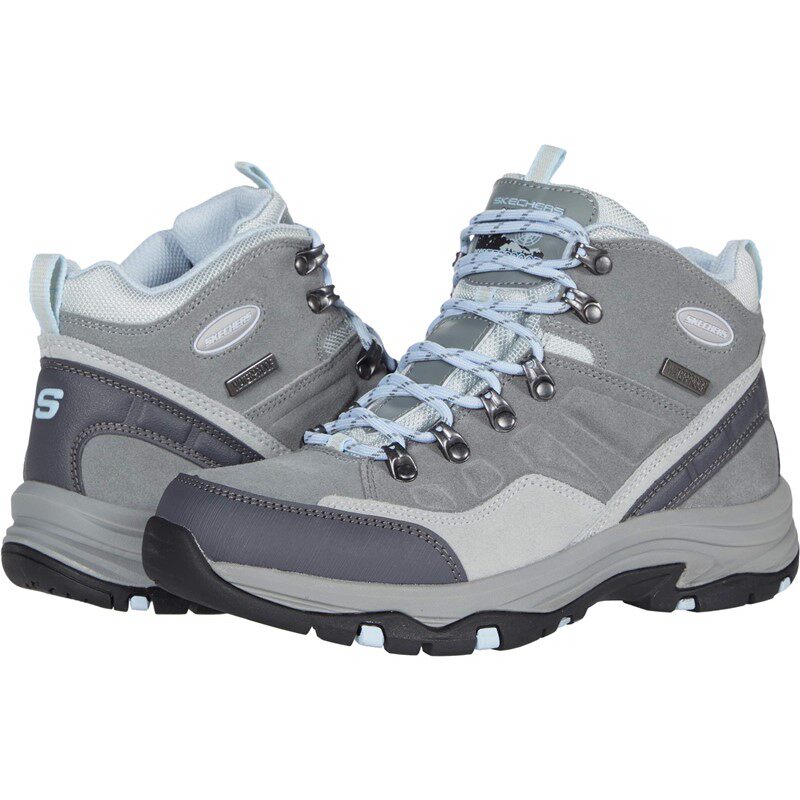 Skechers/斯凯奇女靴中筒靴户外靴防水徒步防滑系带春秋9450632
