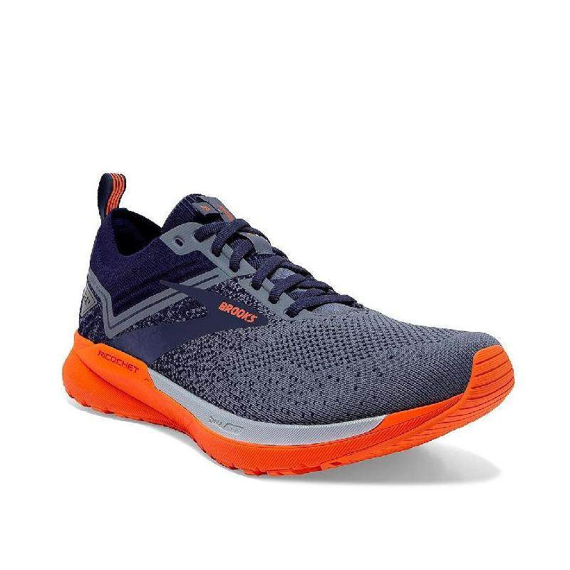 brooks运动休闲鞋男鞋低帮鞋透气舒适ricochet 3跑鞋正品534707