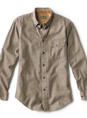 ORVIS男士衬衫方领长袖格子程序员春夏透气棉质简约经典柔软183Z